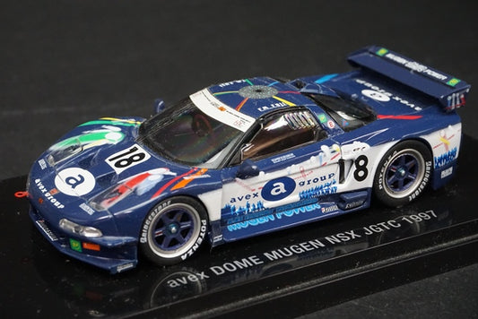 1:43 EBBRO 44219 avex DOMU MUGEN NSX JGTC 1997 #18 model car