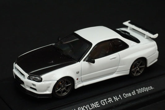 1:43 EBBRO 43300 Nissan Skyline GT-R R34 V-spec II N-1 White