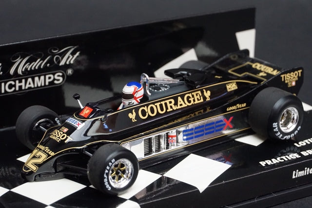 1:43 MINICHAMPS 400810012 Lotus Ford 88 N.Mansell Practice British GP 1981 #12