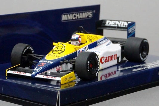 1:43 MINICHAMPS 400850005 Williams Honda FW10 Brands Hatch Winner 1985 #5 N.Mansell