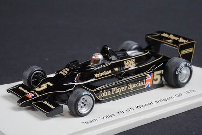 1:43 SPARK LOT-SPK-79BEL Lotus 79 M.Andretti Belgium GP Winner 1978 #5 JPS