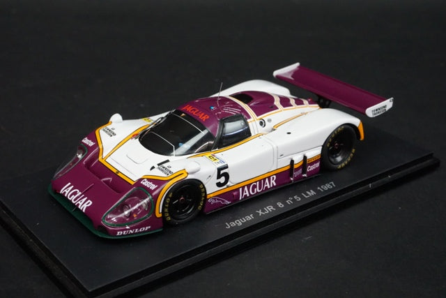 1:43 SPARK S0759 Jaguar XJR8 Le Mans 1987 #5 with silk cut decals model car