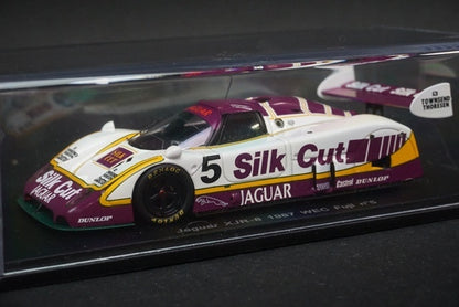 1:43 SPARK KBS057 Jaguar XJR-8 WEC Fuji 1987 #5 SILK CUT model car