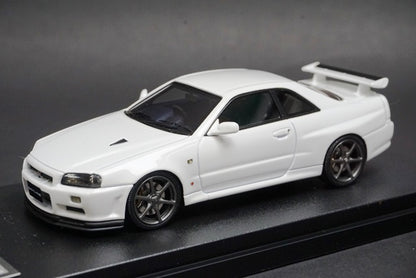 1:43 HPI 8396 MIRAGE Nissan Skyline GT-R V-spec II Nur R34 White model car