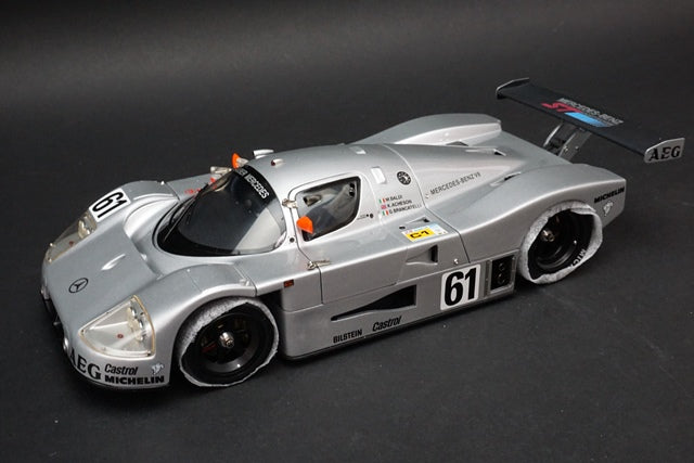 1:18 EXOTO RLG18195 Sauber Mercedes C9 Le Mans 1989 #61 Silver model car