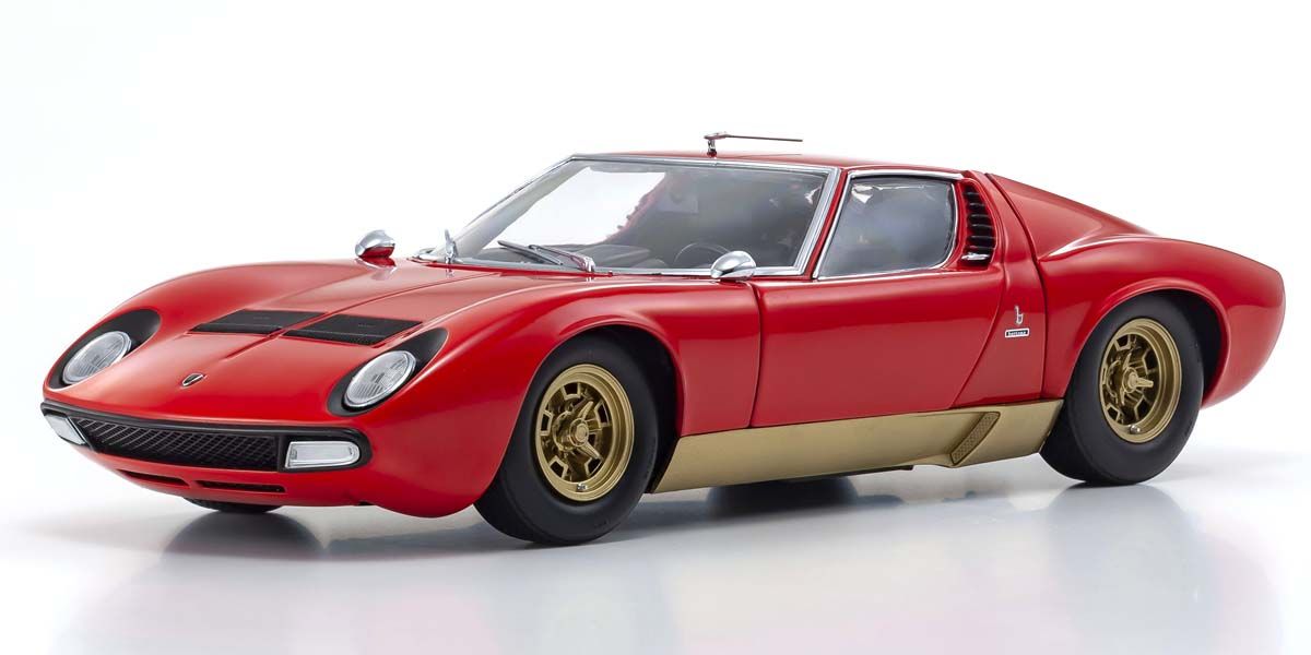 KS08317R KYOSHO 1:18 Lamborghini Miura P400SV Red