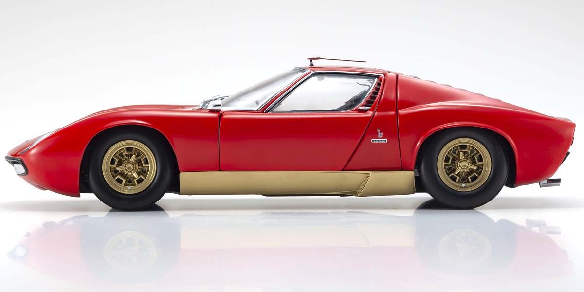 KS08317R KYOSHO 1:18 Lamborghini Miura P400SV Red