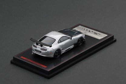 IG1861 ignition model 1:64 Toyota Supra (JZA80) RZ Silver Model car