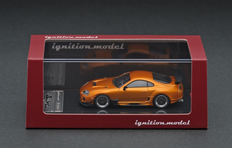 IG1864 ignition model 1:64 Toyota Supra (JZA80) RZ Orange Metallic model cars