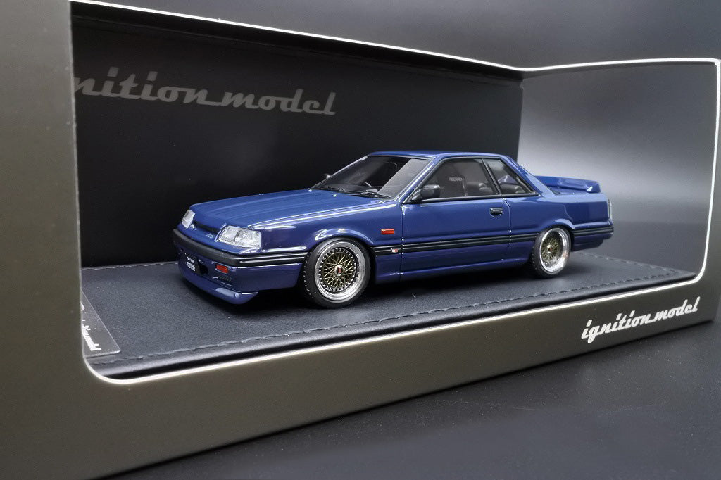 IG2088 ignition model 1:43 Nissan Skyline GTS-R (R31) Blue Black