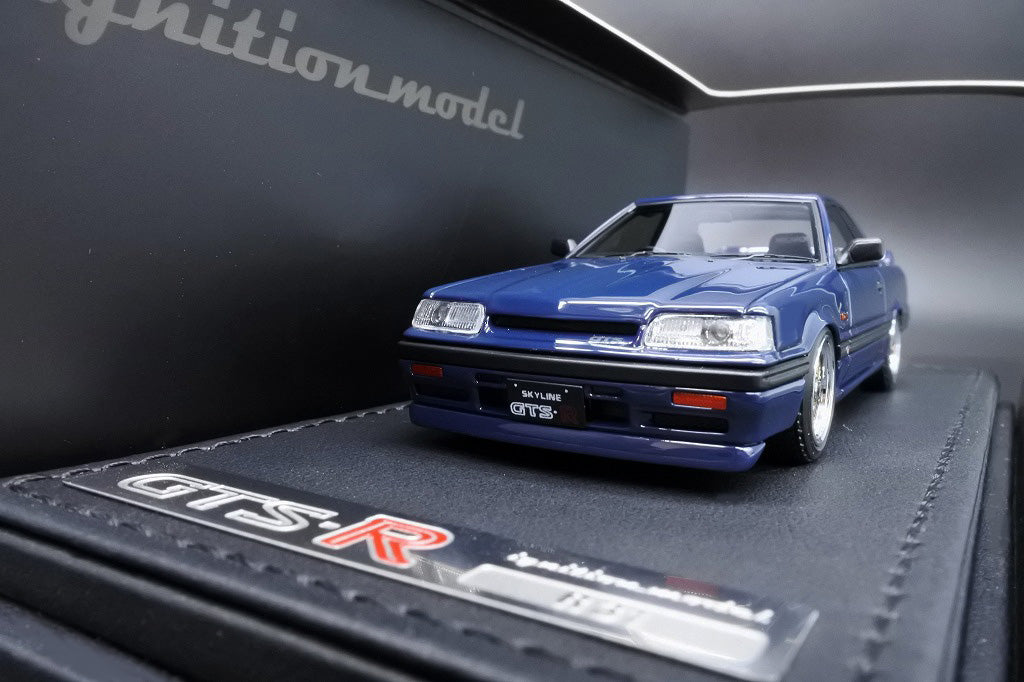 IG2088 ignition model 1:43 Nissan Skyline GTS-R (R31) Blue Black