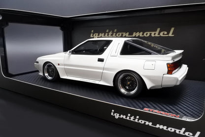 IG1793 ignition model 1:18 Mitsubishi STARION 2600 GSR-VR (E-A187A) White