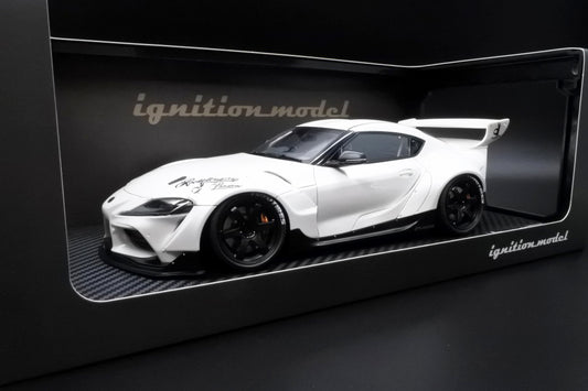 IG2036 ignition model 1:18 PANDEM Supra (A90) Pearl White model cars