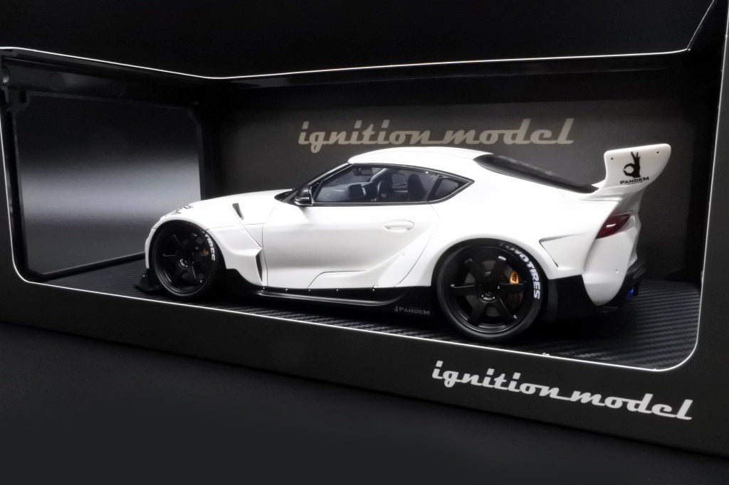 IG2036 ignition model 1:18 PANDEM Supra (A90) Pearl White model cars