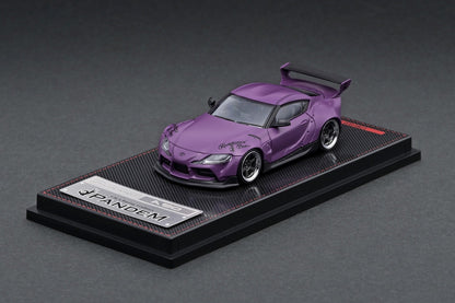 IG2335 ignition model 1:64 Toyota PANDEM Supra A90 Matt Purple