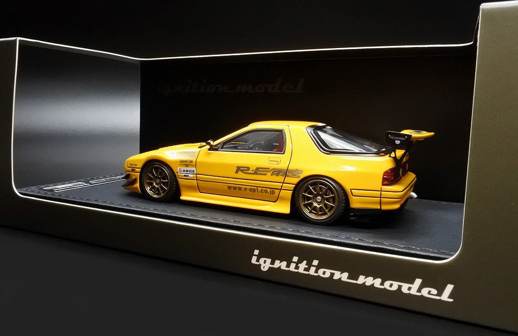 IG2138 ignition model 1:43 Mazda RX-7 (FC3S) RE Amemiya Yellow