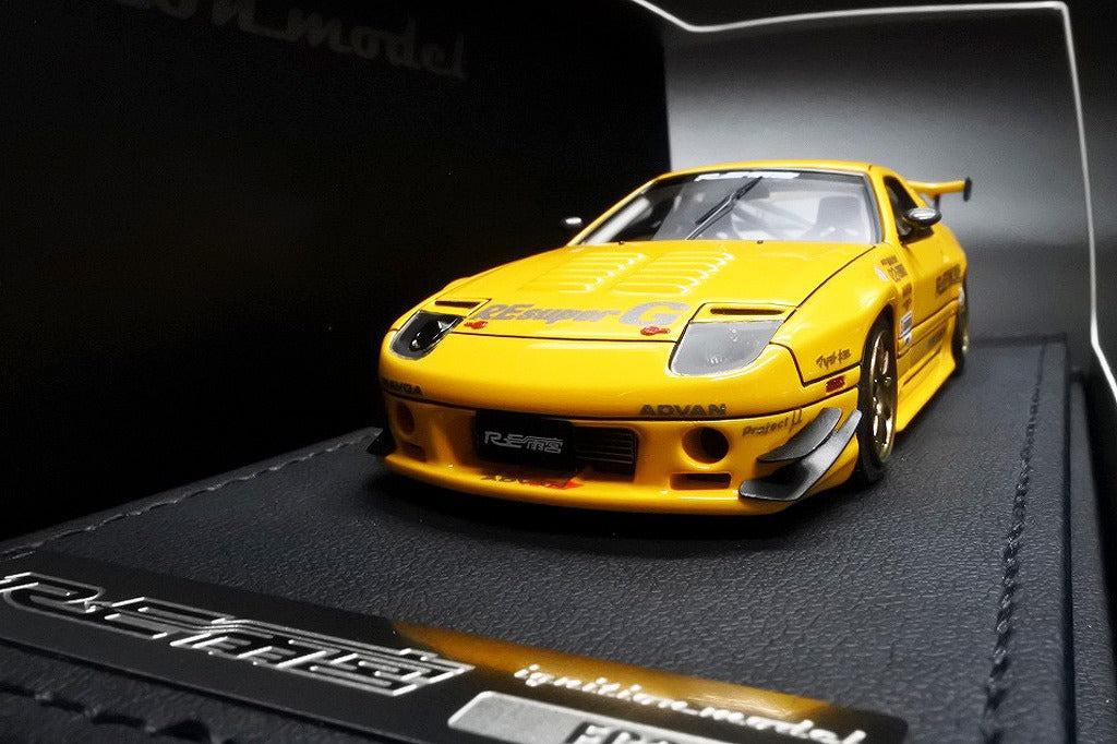 IG2138 ignition model 1:43 Mazda RX-7 (FC3S) RE Amemiya Yellow