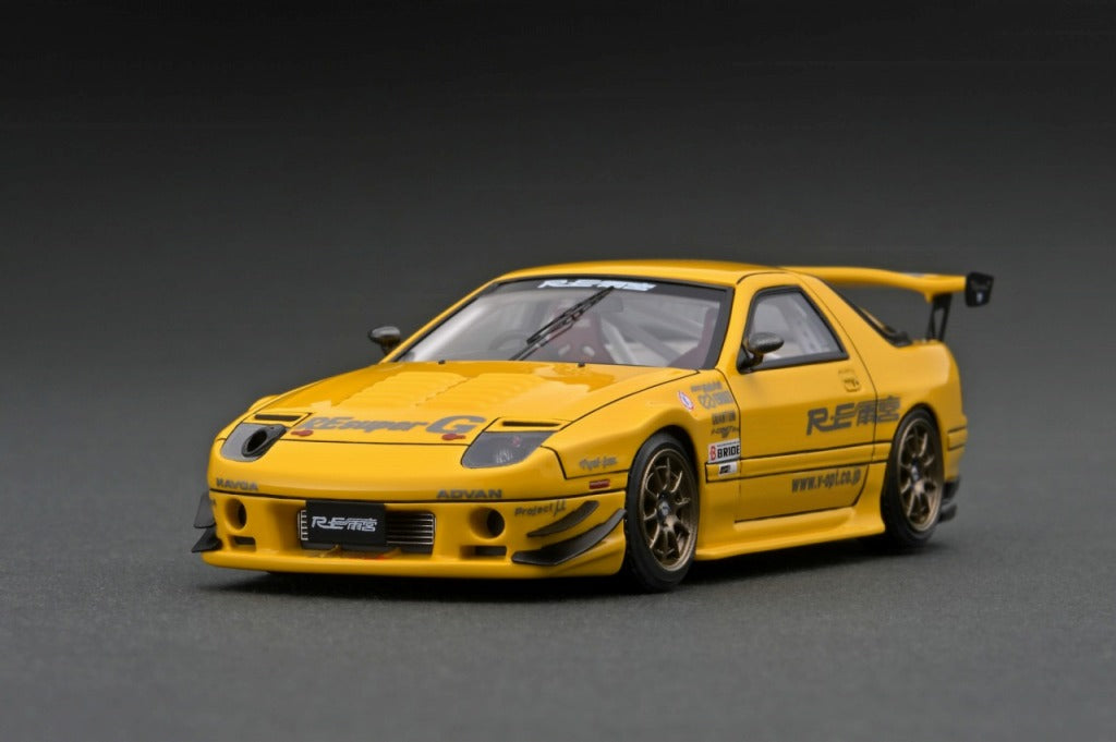 IG2138 ignition model 1:43 Mazda RX-7 (FC3S) RE Amemiya Yellow