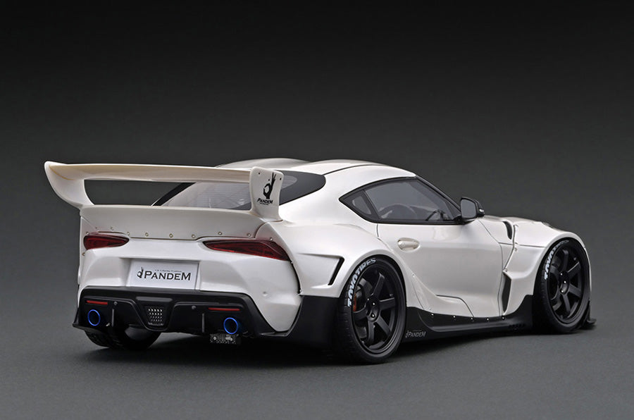 IG2036 ignition model 1:18 PANDEM Supra (A90) Pearl White model cars