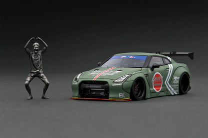 IG2268 ignition model 1:43 Nissan LB-WORKS Zero Fighter GT-R R35 Tokyo Auto Salon 2015 ver.1 Zero Battle Shakotan Koyaji with figure web limited