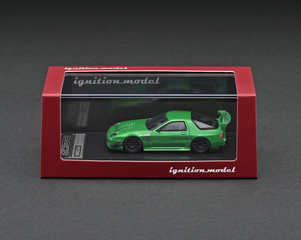 IG2496 ignition model 1:64 Mazda RX-7  FC3S  RE Amemiya Green Metallic model car