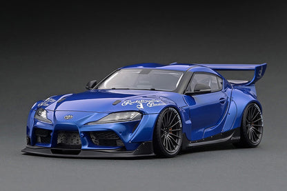 IG2037 ignition model 1:18 Toyota PANDEM Supra A90 Blue Metallic