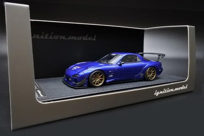 IG2186 ignition model 1:43 FEED RX-7 (FD3S) Blue Metallic