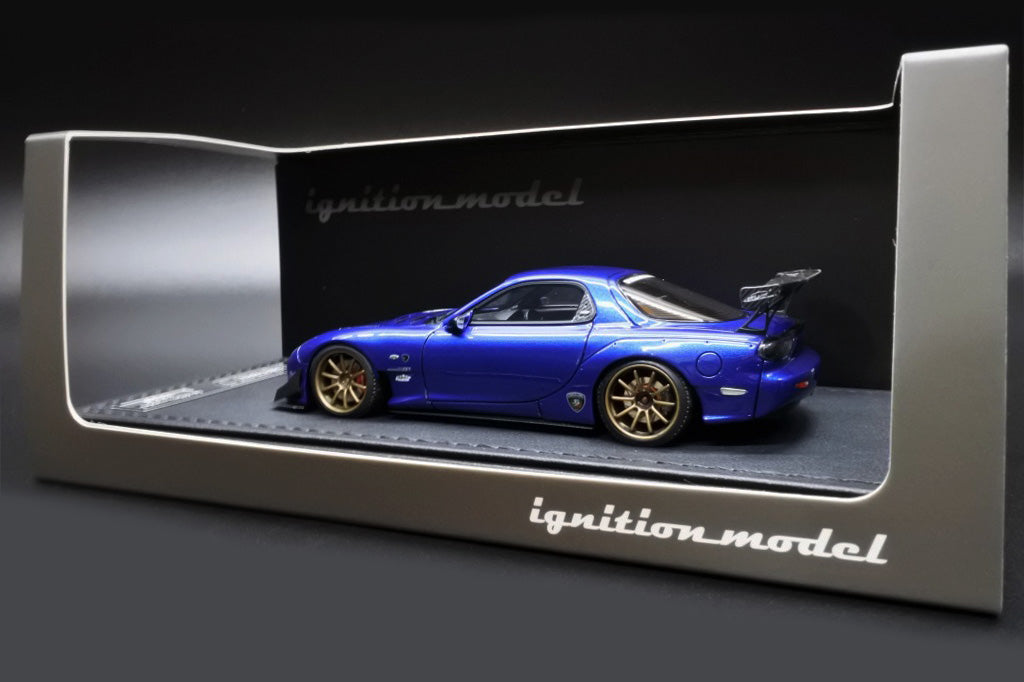 IG2186 ignition model 1:43 FEED RX-7 (FD3S) Blue Metallic