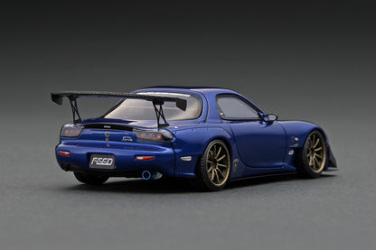 IG2186 ignition model 1:43 FEED RX-7 (FD3S) Blue Metallic