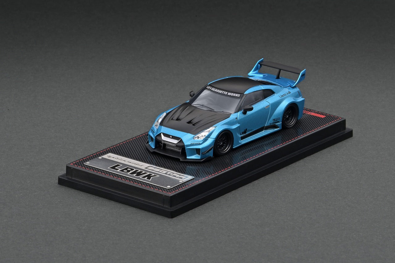 IG2385 ignition model 1:64 Nissan LB-Silhouette WORKS GT 35GT-RR Light Blue Meta