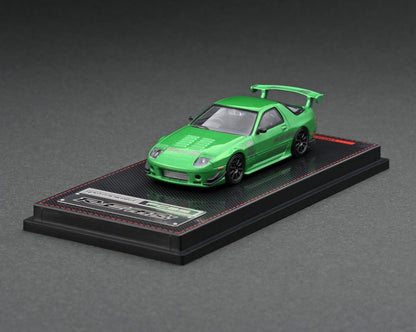 IG2496 ignition model 1:64 Mazda RX-7  FC3S  RE Amemiya Green Metallic model car