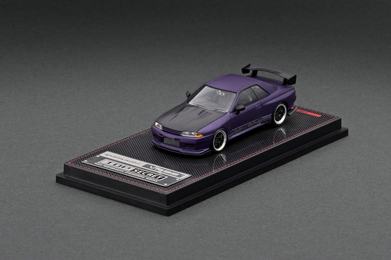 IG2396 ignition model 1:64 TOP SECRET GT-R VR32 Matte Purple Metallic