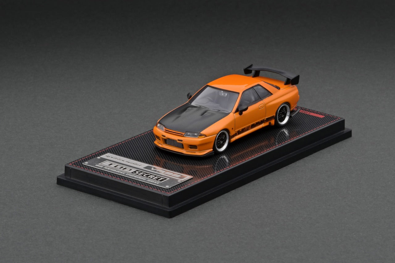 IG2397 ignition model 1:64 TOP SECRET GT-R VR32 Yellow Orange Metallic