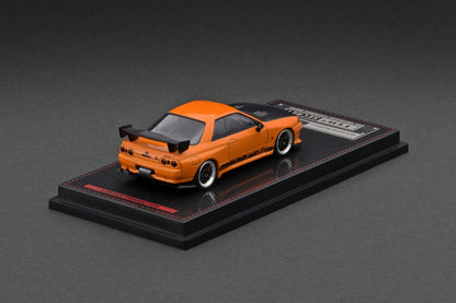 IG2397 ignition model 1:64 TOP SECRET GT-R VR32 Yellow Orange Metallic