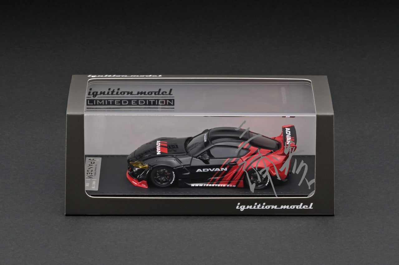 IG2148 ignition model 1:43 PANDEM Supra A90 ADVAN Black/Red WEB Limited