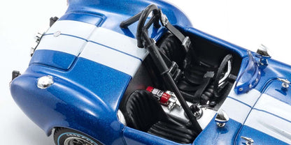 KS03019MBL KYOSHO 1:43 Shelby Cobra 427 S/C Racing Screen Blue