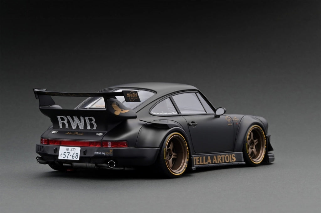 IG2523 ignition model 1:43 RWB 964 Matte Black