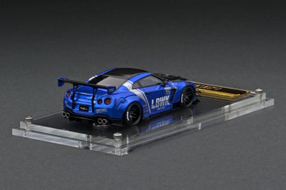 IG2368 ignition model 1:64 LBWK LB WORKS GTR Type2 Blue Limited Background