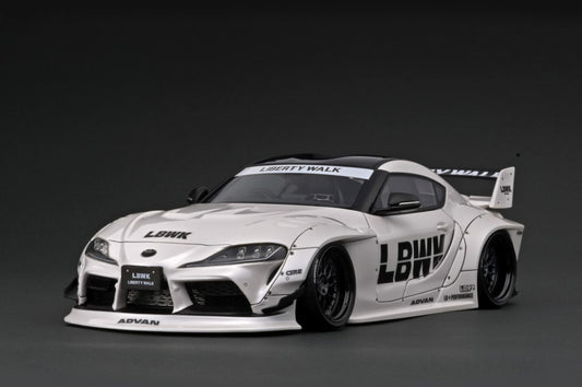 IG2648 ignition model 1:18 Toyota LB WORKS Supra A90 White