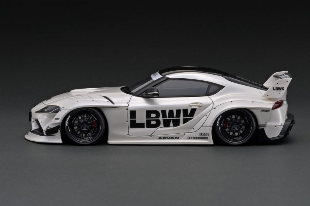 IG2648 ignition model 1:18 Toyota LB WORKS Supra A90 White