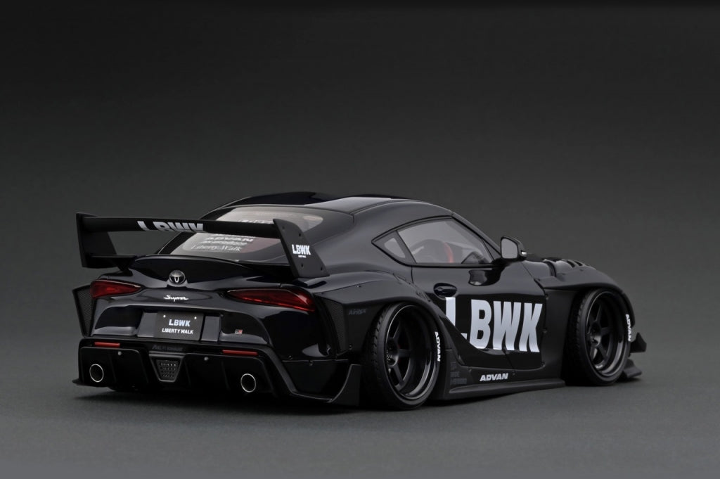 IG2649 ignition model 1:18 LB-WORKS Toyota Supra A90 Black