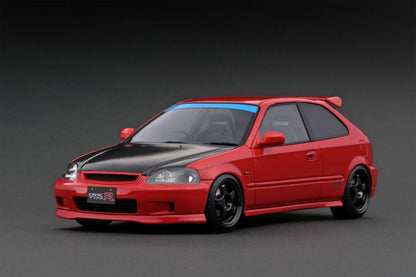 IG2677 ignition model 1:18 Honda Civic EK9 Type R Red