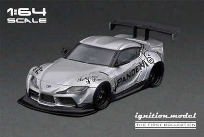 IG2839 ignition model 1:64 Toyota PANDEM Supra A90 Silver