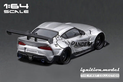 IG2839 ignition model 1:64 Toyota PANDEM Supra A90 Silver