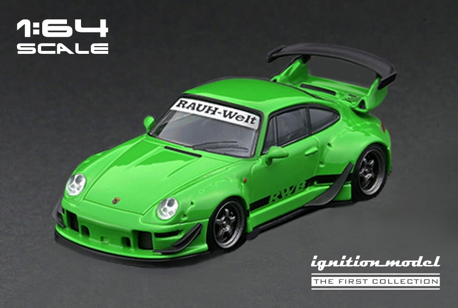 IG2841 ignition model 1:64 RWB 993 Green MetaIIic