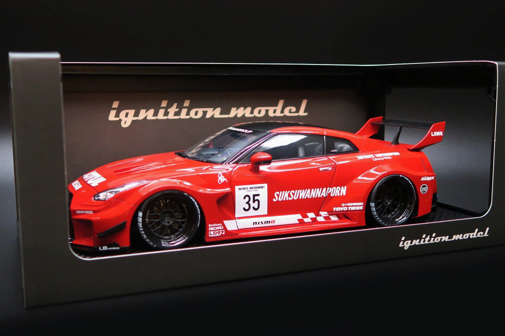 MC-IG2444 ignition model 1:18 Nissan LB-Silhouette WORKS GT 35GT-RR Red #35