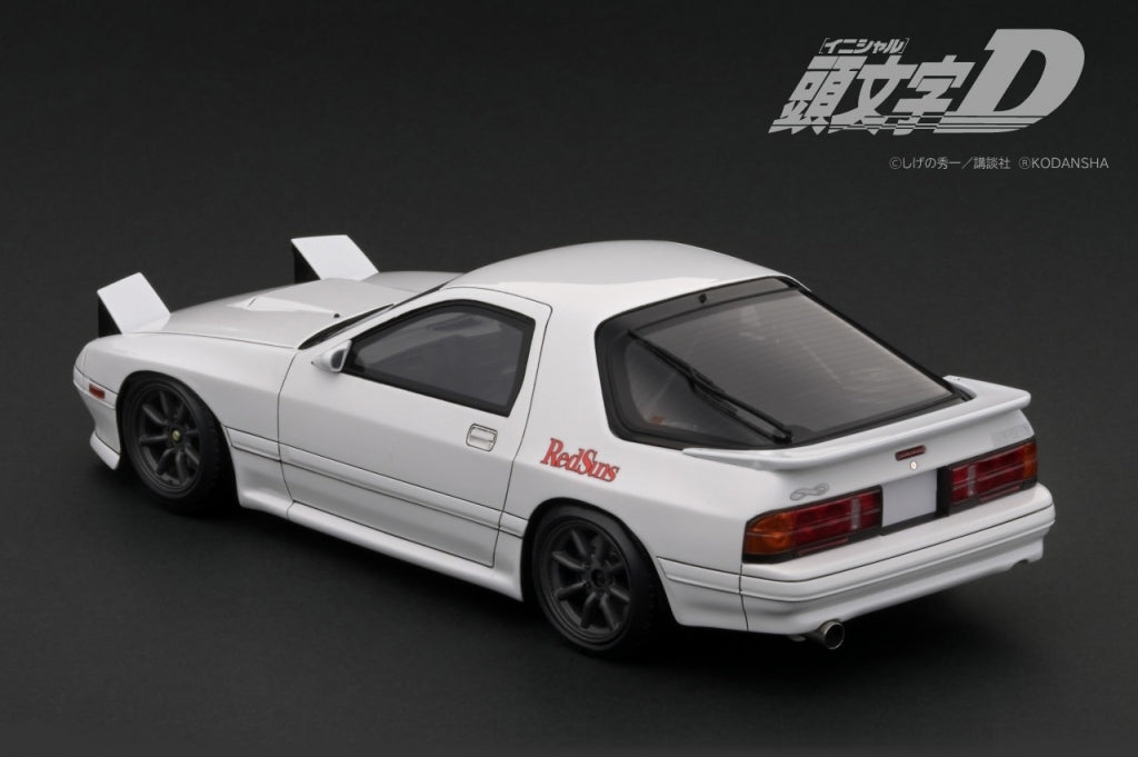 IG2874 ignition model 1:43 Mazda INITIAL D Mazda Savanna RX-7 Infini FC3S White Initial D resin