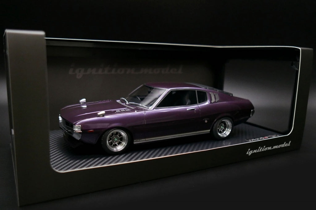 IG2601 ignition model 1:18 Toyota Celica 1600GT LB TA27 Purple Metallic