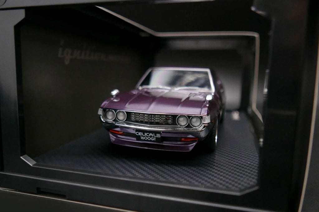 IG2601 ignition model 1:18 Toyota Celica 1600GT LB TA27 Purple Metallic