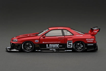 MC-IG2848 ignition Model 1:43 LB-ER34 Super Silhouette SKYLINE Red/Black WEB Limited